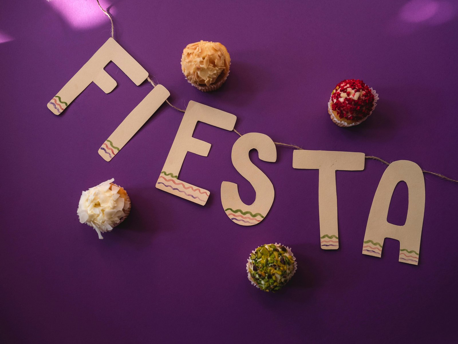 Decoración colorida de fiesta